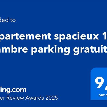 Appartement Spacieux 1 Chambre Parking Gratuit Valence  Esterno foto